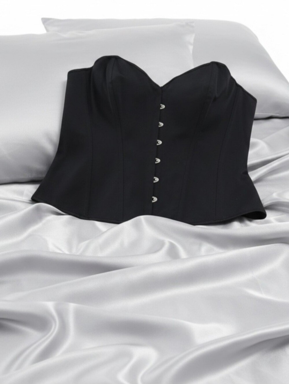 Hips & Curves Black Strapless Corset Top - Picture 4 of 5
